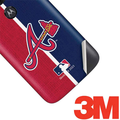 MLB Atlanta Braves Split Moto E5 Play Skin